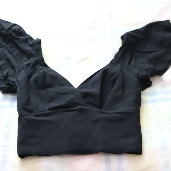 Black Vixen babydoll crop top - Picture 7 of 7